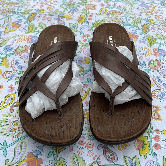 Women’s District Mahana Post Sandal by Merrell in Falcon size US 10 - Picture 2 of 8